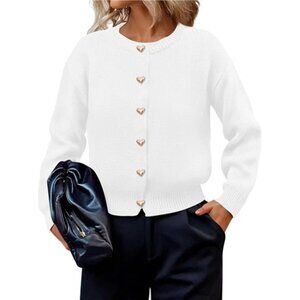Cardigan Sweaters for Women Trendy Long Sleeve Open Front Button